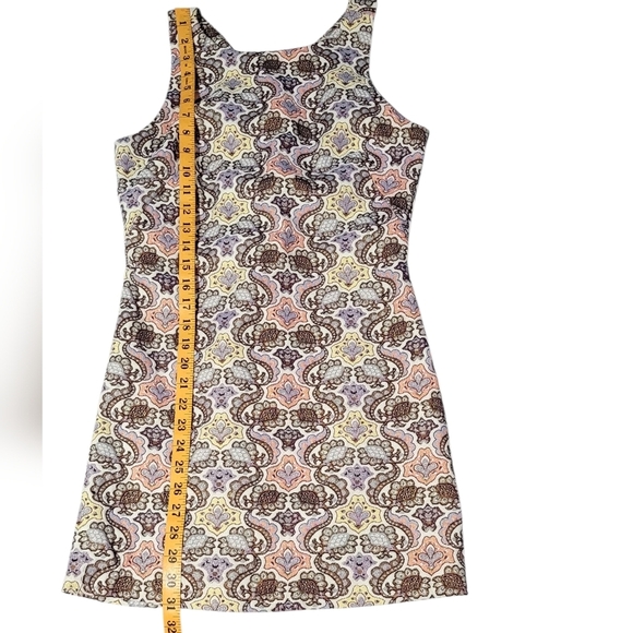 Zara Trafaluc Metallic Jacquard Racer Back Dress Size Small - Picture 8 of 9